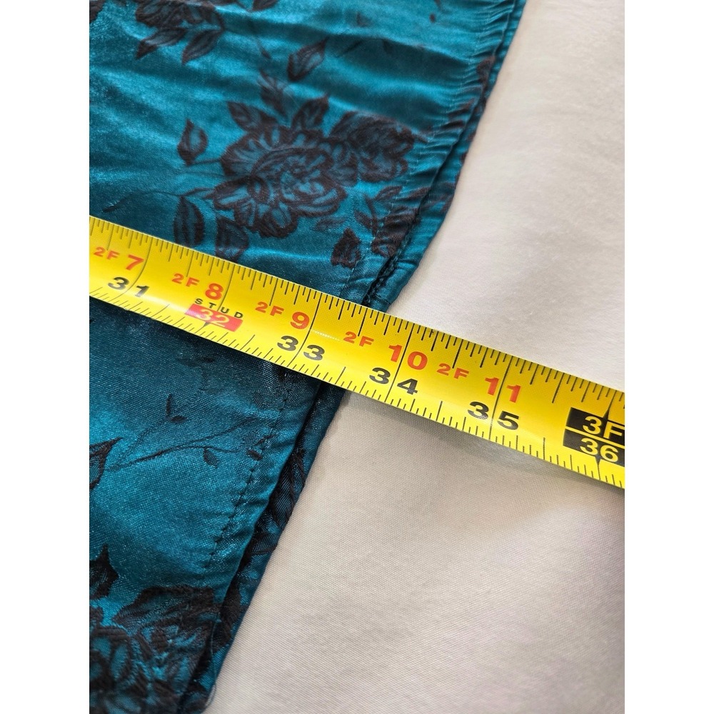 Vintage DBY Womens Floral 90s Grunge Whimsigoth Dress Size 5 Teal Romantic Y2K - Picture 8 of 15